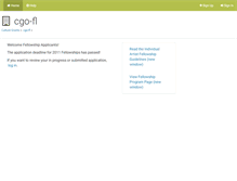 Tablet Screenshot of cgo-fl.culturegrants.org